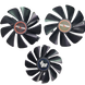 Вентилятор (кулер) NTK 35389 для відеокарти Sapphire Pulse/Nitro+ RX 5700 XT Комплект 3шт (FD10015M12D) (black) 35389 фото 1