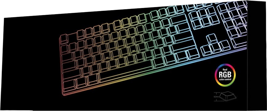 Клавиатура Sharkoon Purewriter Red Switch RGB Black (SPW-RS-B) SPW-RS-B фото