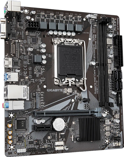 Mатеринська плата Gigabyte H610M H V2 LGA 1700 (H610M H V2) H610M H V2 фото