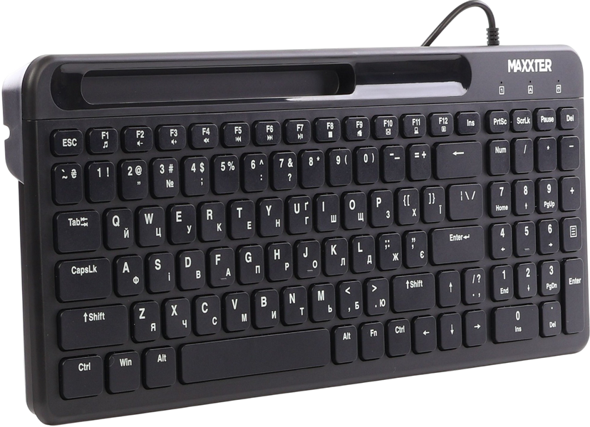 Клавіатура Maxxter KB-01B-UA Black KB-01B-UA фото