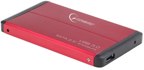 Зовнішня кишеня для підключення SATA HDD 2.5" Gembird USB 3.0 Red (EE2-U3S-2-R) EE2-U3S-2-R фото