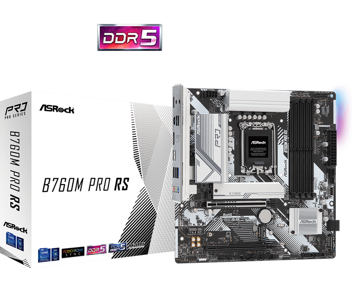 Материнська плата ASRock B760M Pro RS LGA 1700 (B760M Pro RS) B760M Pro RS фото
