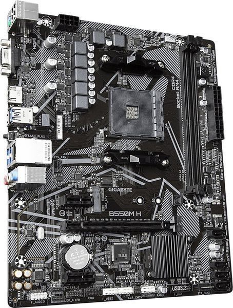 Материнська плата Gigabyte B550M H Socket AM4 (B550M H) Б/В B550M H_USED фото