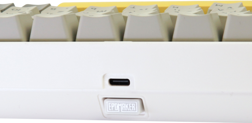 Клавіатура бездротова Epomaker EP64 Mulan Switch UA RGB White (EP64-W-M) EP64-W-M фото