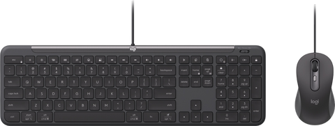 Комплект (клавіатура + миша) Logitech Signature Slim MK620 for Business UA Graphite (920-013349) 920-013349 фото