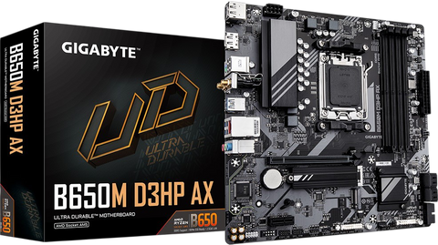 Материнська плата Gigabyte B650M D3HP AX Socket AM5 (B650M D3HP AX) Б/В B650M D3HP AX_USED фото