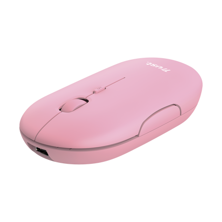 Миша бездротова Trust Puck Rechargeable Pink (24125) 24125 фото