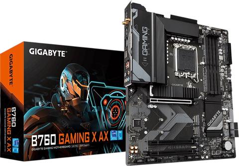 Mатеринська плата Gigabyte B760 Gaming X AX LGA 1700 (B760 GAMING X AX) Б/В B760 GAMING X AX_USED фото