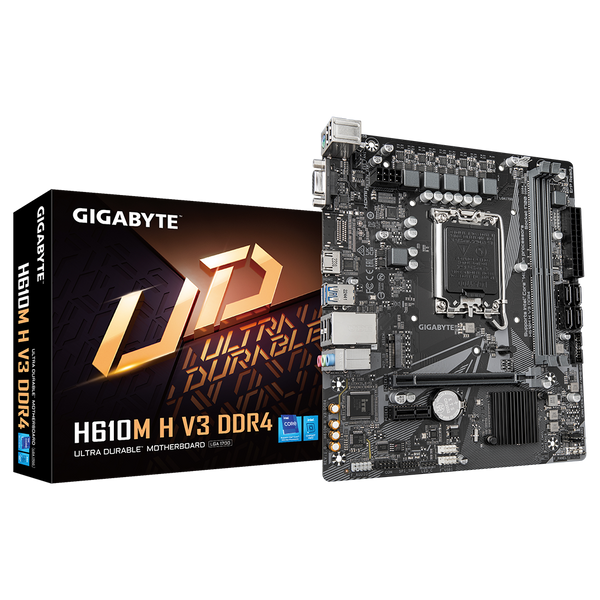 Материнская плата Gigabyte H610M H V3 DDR4 LGA 1700 (H610M H V3 DDR4) H610M H V3 DDR4 фото