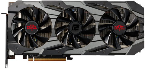 Відеокарта AMD Radeon RX 5700 XT 8GB PowerColor Red Devil (AXRX 5700XT 8GBD6-3DHE/OC) Б/В AXRX 5700XT 8GBD6-3DHE/OC_USED фото