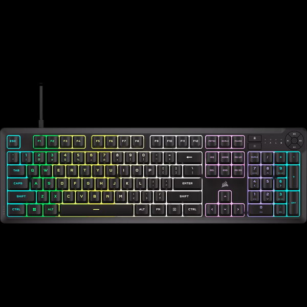 Клавiатура Corsair K55 Core RGB Black (CH-9226C65-NA) CH-9226C65-NA фото
