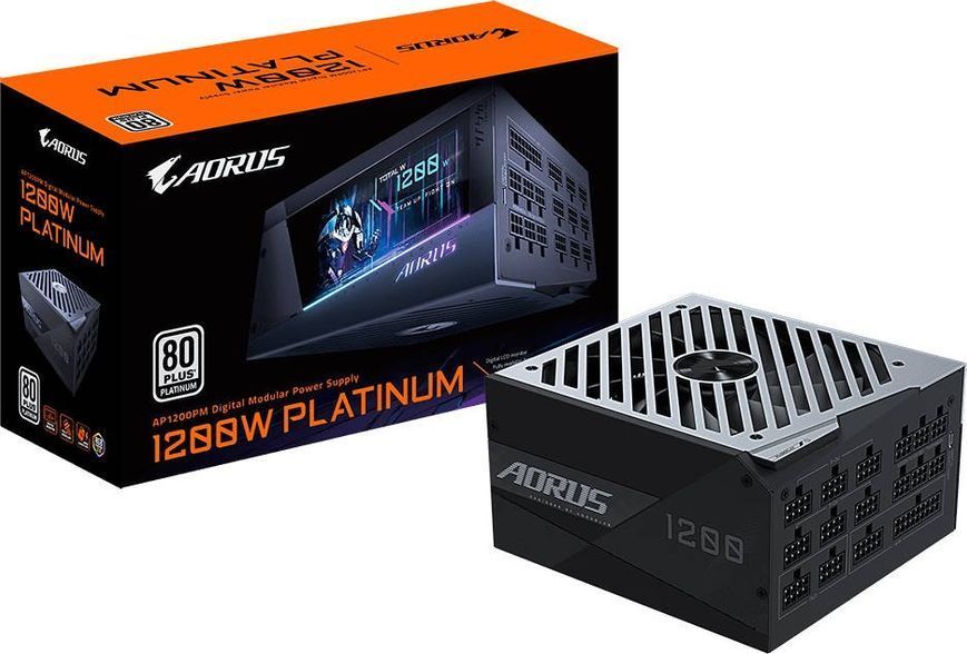 Блок живлення Gigabyte Aorus AP1200PM 1200W 80+ Platinum (GP-AP1200PM) GP-AP1200PM фото
