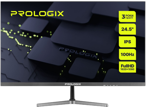 Монітор 24.5" Prologix P2525HF 100Hz Black P2525HF фото