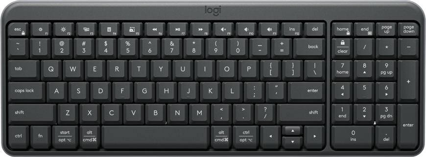 Клавіатура бездротова Logitech K250 Graphite (920-013822) 920-013822 фото