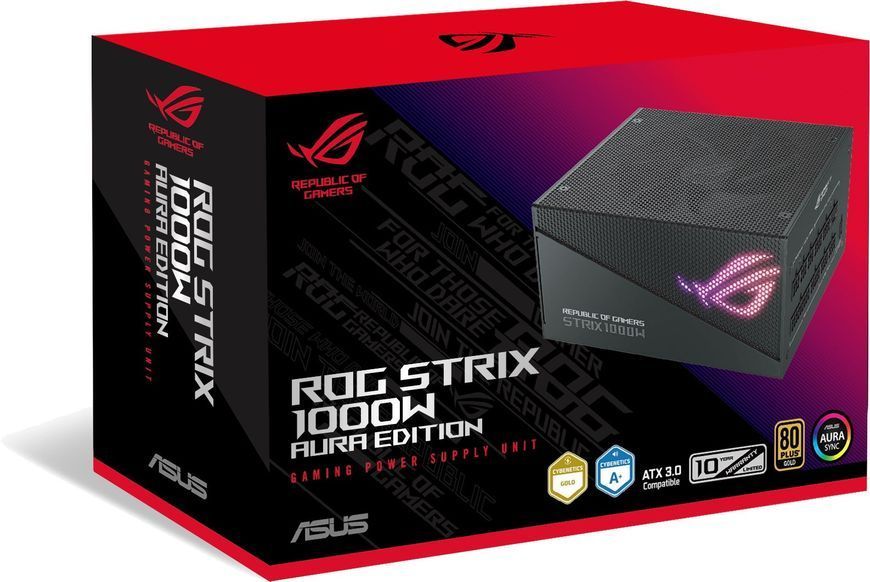 Блок живлення Asus ROG Strix Aura ROG STRIX 1000W Gold Aura ROG STRIX 1000W Gold Aura фото