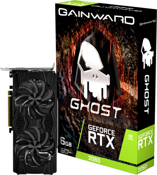 Відеокарта GeForce RTX 2060 6GB Gainward Ghost (NE62060018J9-1160X-1) Б/В NE62060018J9-1160X-1_USED фото