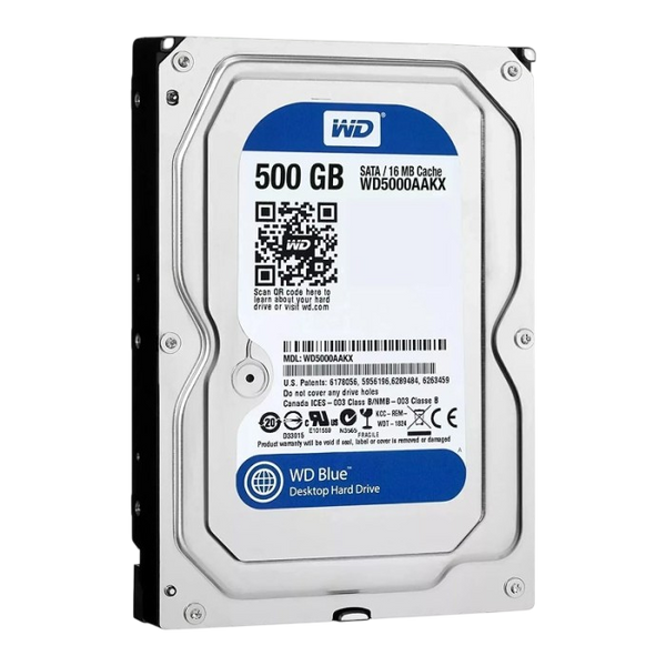 Жорсткий диск 3.5" WD Blue 500GB (WD5000AAKX) Б/В WD5000AAKX_USED фото