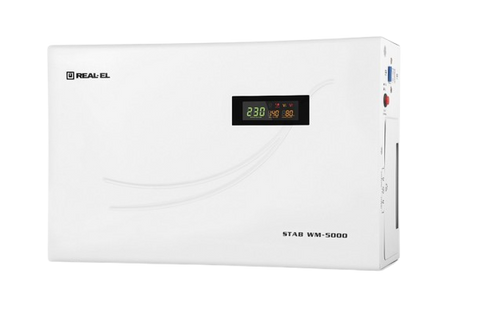 Стабілізатор напруги REAL-EL Stab WM 4000W (EL122400014) EL122400014 фото