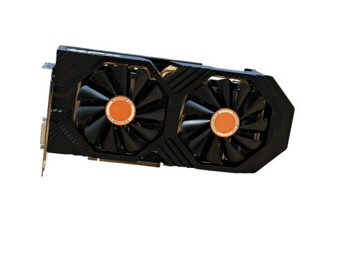 Відеокарта AMD Radeon RX 590 8GB XFX GME Black Wolf (RX-590G85WDT) Б/В RX-590G85WDT_USED фото