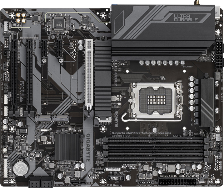 Материнська плата Gigabyte Z790 D AX LGA 1700 (Z790 D AX) Z790 D AX фото