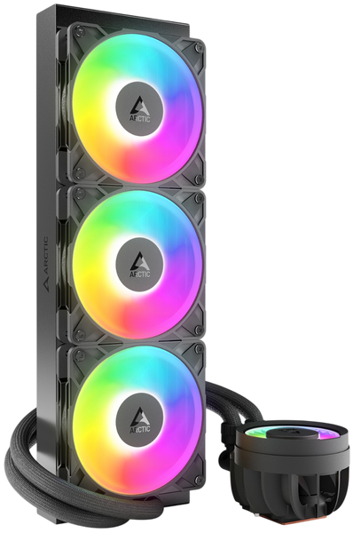 Водяне охолодження Arctic Liquid Freezer III Pro 360 ARGB Black (ACFRE00184A) ACFRE00184A фото