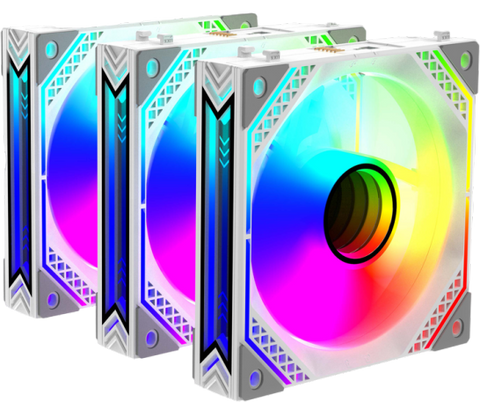 Вентилятор 2E Gaming ACF120MW 3-Pack ARGB White (ACF120MW-ARGB) 2E-ACF120MW-ARGB фото
