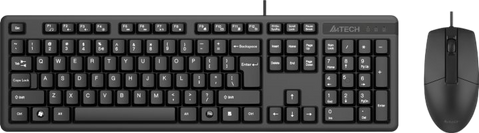 Комплект (клавіатура + миша) A4Tech KK-3330S Black KK-3330S Black фото