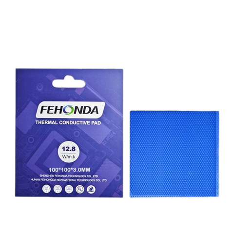 Термопрокладка Fehonda 100x100x3.0mm (12.8W/m*k) (18833) 18833 фото