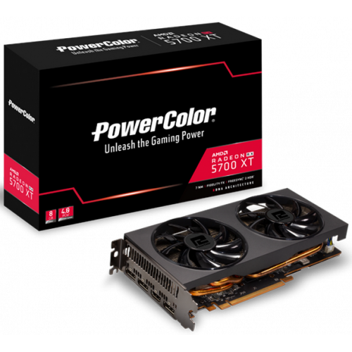 Видеокарта AMD Radeon RX 5700 XT 8GB PowerColor (AXRX 5700XT 8GBD6-3DH) Б/У AXRX 5700XT 8GBD6-3DH_USED фото