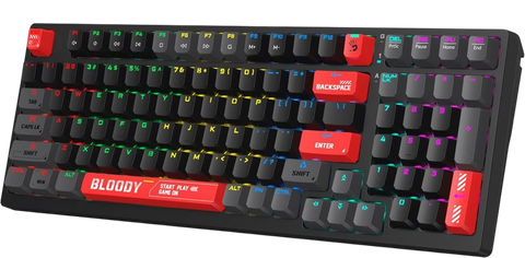 Клавіатура A4Tech S98 Bloody Red RGB Black S98 (Bloody Red) фото