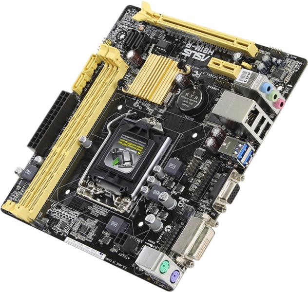 Материнская плата Asus H81M-R LGA 1150 (H81M-R) Б/У H81M-R_USED фото