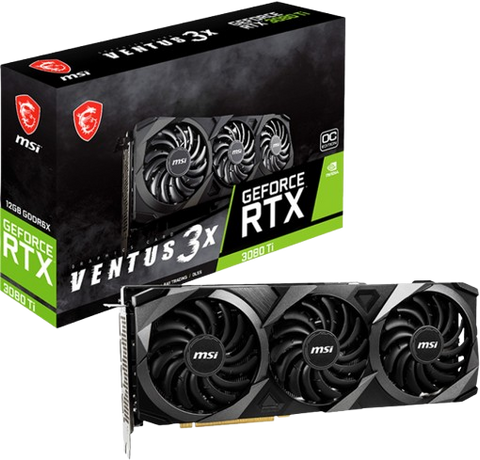 Відеокарта GeForce RTX 3080 Ti 12GB MSI Ventus 3X OC (RTX 3080 Ti VENTUS 3X 12G OC) Б/В RTX 3080 Ti VENTUS 3X 12G OC_USED фото