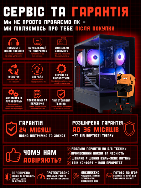 Ігровий ПК Spektrum (RTX 5070 Ti 16GB / Ryzen 7 7700 / 32GB DDR5 / SSD 512GB) SPEKTRUM-PC фото