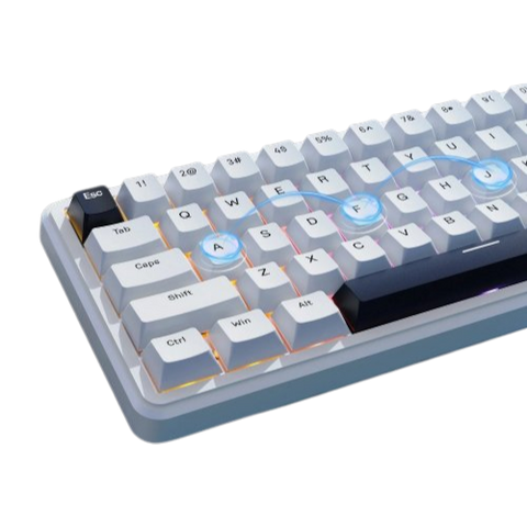 Клавіатура Attack Shark X65 HE RGB White X65 HE White фото