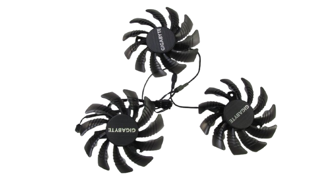Вентилятор (кулер) Everflow 52081 для відеокарти Gigabyte G1 Rock GTX 1060 / 1080 комплект 3шт (T128010SM) 52081 фото
