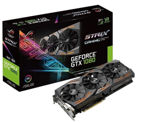 Відеокарта GeForce GTX 1080 8GB Asus ROG Strix Gaming (ROG-STRIX-GTX1080-8G-GAMING) Б/В ROG-STRIX-GTX1080-8G-GAMING_USED фото