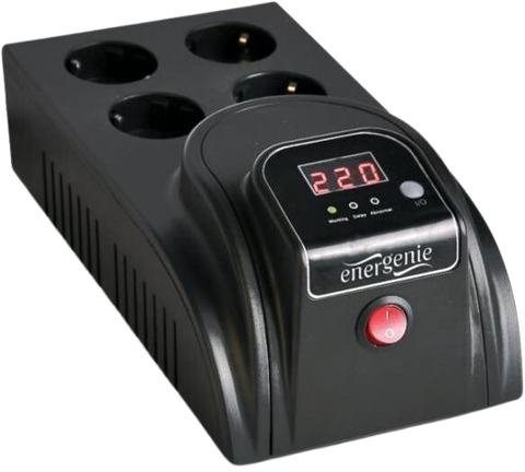 Стабілізатор напруги EnerGenie EG-AVR-E1000-01 600W (EG-AVR-E1000-01) EG-AVR-E1000-01 фото