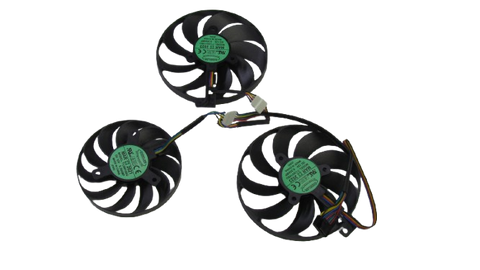 Вентилятор (кулер) Everflow 35417 для відеокарти Asus TUF EVO RX 5600 XT / 5700 XT Комплект 3шт (T128010SU) 35417 фото