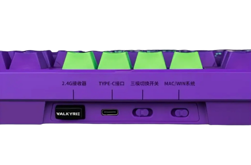 Клавіатура VALKYRIE VK87 ZHAO YUN Violet Green VK87 ZHAO YUN фото