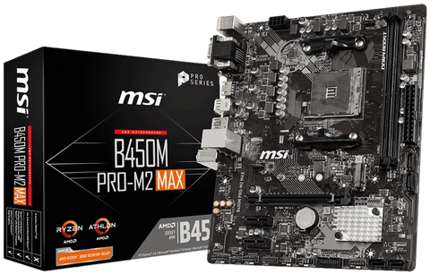 Материнська плата MSI B450M Pro-M2 Max AM4 (B450M PRO-M2 MAX) Б/В B450M PRO-M2 MAX_USED фото
