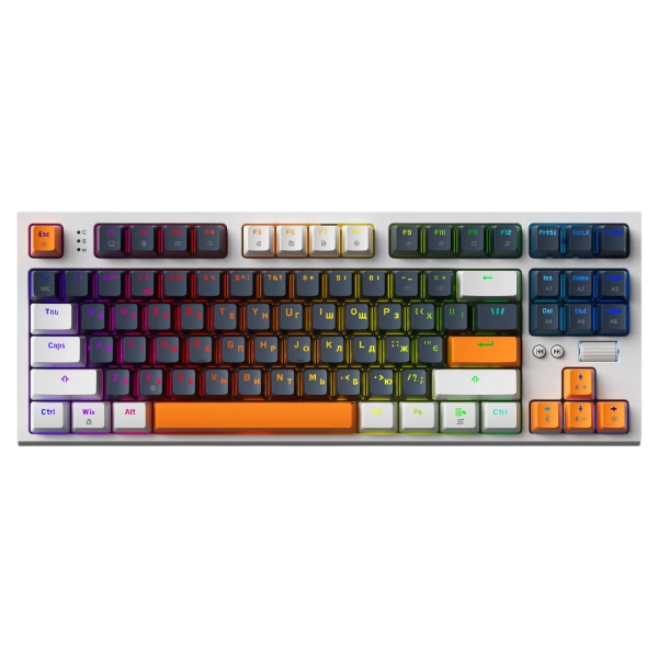 Клавіатура GamePro MK180W Red Hot-Swap RGB White MK180W фото
