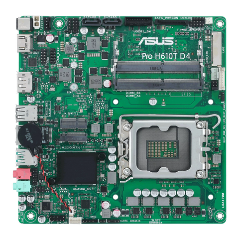 Материнська плата Asus H610T Pro D4-CSM LGA 1700 (PRO H610T D4-CSM) PRO H610T D4-CSM фото