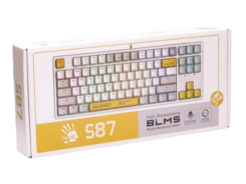 Клавіатура A4Tech S87 Bloody Energy RGB White S87 (Energy White) фото